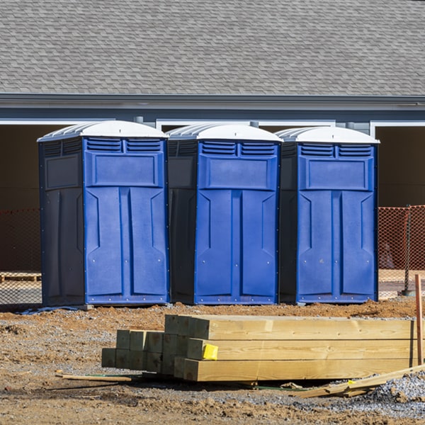 how do you ensure the porta potties are secure and safe from vandalism during an event in Albion